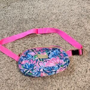 Lilly Pulitzer Colorful Floral Belt Bag
